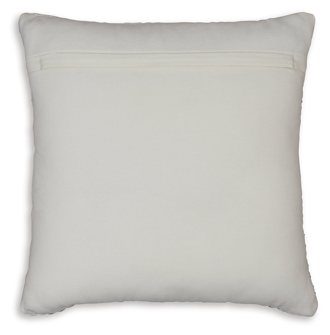 Nashlin White/Rust Pillow - A1001038P - Luna Furniture
