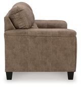 Navi Fossil Loveseat from Ashley - Luna Furniture
