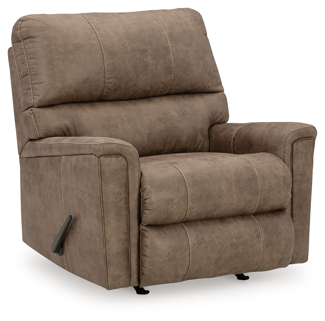 Navi Fossil Recliner from Ashley - Luna Furniture