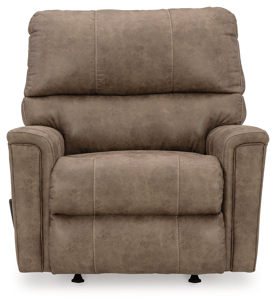 Navi Fossil Recliner from Ashley - Luna Furniture