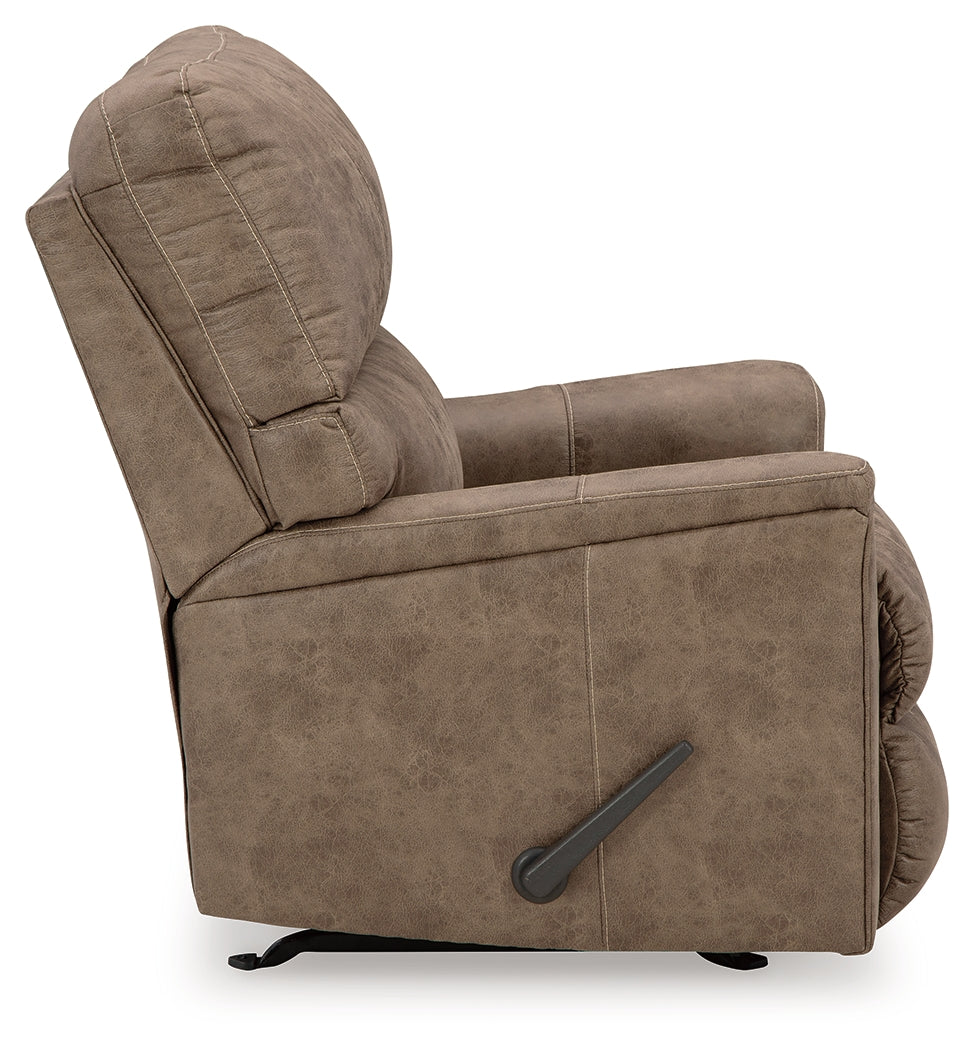 Navi Fossil Recliner from Ashley - Luna Furniture