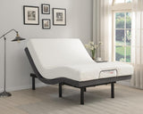 Negan Gray and Black California King Adjustable Bed Base from Coaster - Luna Furniture