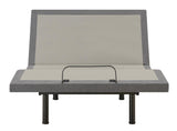 Negan Gray and Black Full Adjustable Bed Base from Coaster - Luna Furniture