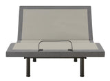 Negan Gray and Black Twin XL Adjustable Bed Base from Coaster - Luna Furniture