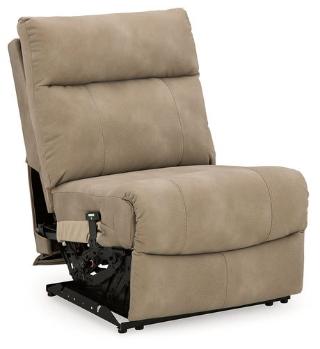 Next-Gen DuraPella Sand Power Armless Recliner from Ashley - Luna Furniture