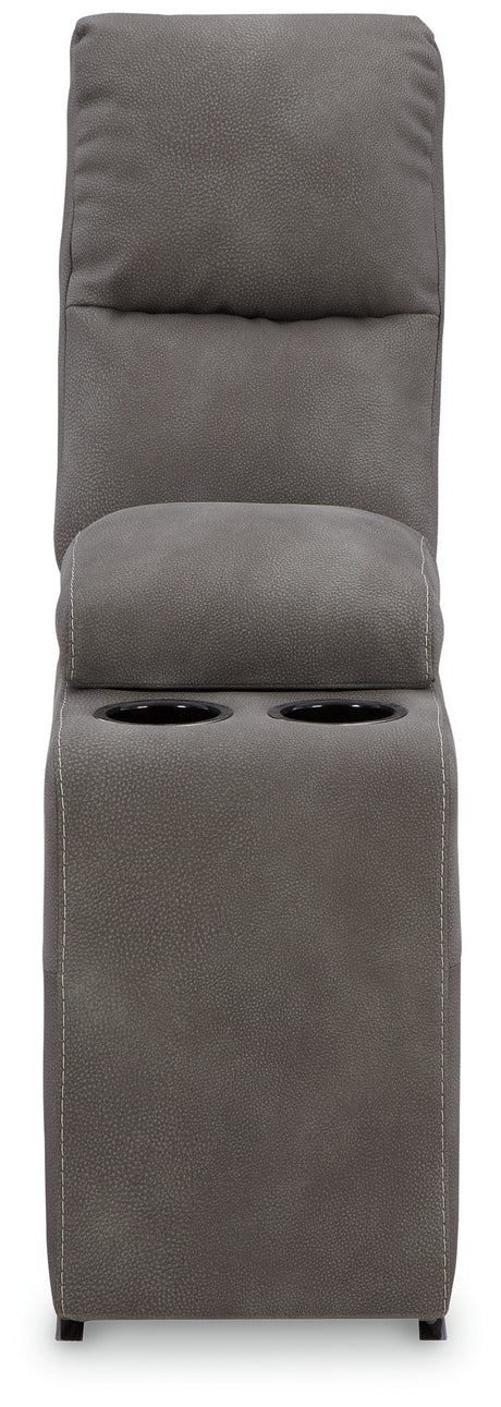 Next-Gen DuraPella Slate Console with Storage from Ashley - Luna Furniture