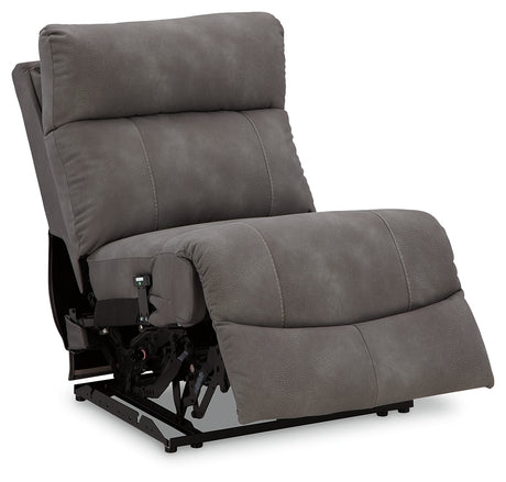 Next-Gen DuraPella Slate Power Armless Recliner from Ashley - Luna Furniture