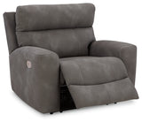 Next-Gen DuraPella Slate Power Recliner from Ashley - Luna Furniture