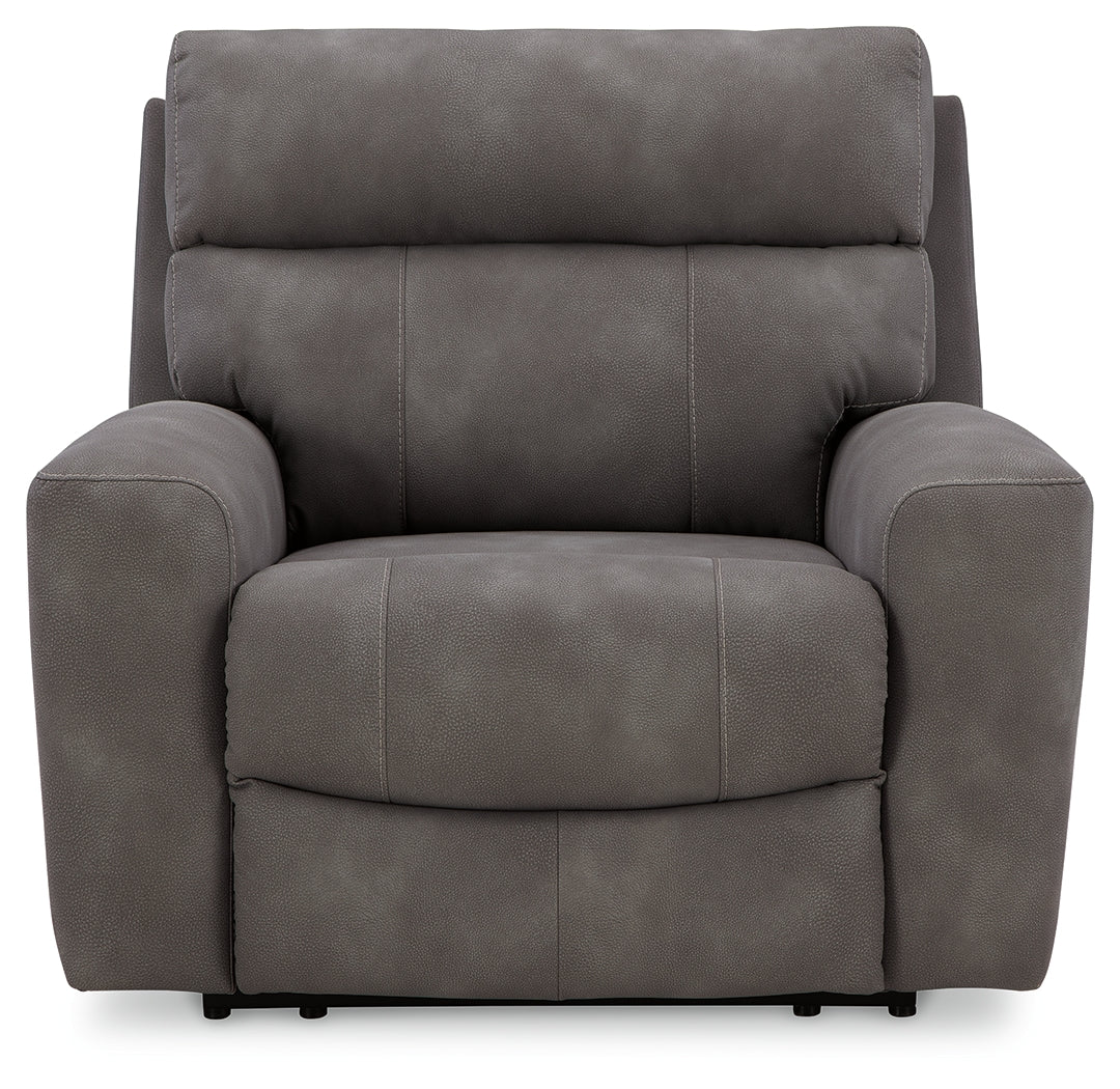 Next-Gen DuraPella Slate Power Recliner from Ashley - Luna Furniture