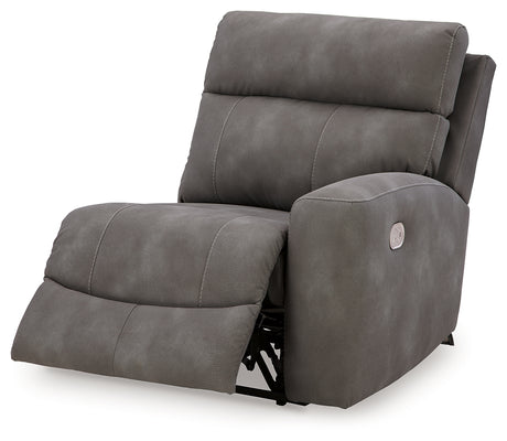 Next-Gen DuraPella Slate Right-Arm Facing Power Recliner from Ashley - Luna Furniture