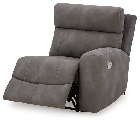 Next-Gen DuraPella Slate Right-Arm Facing Power Recliner from Ashley - Luna Furniture