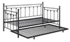 Nocus Spindle Metal Twin Daybed with Trundle - 306057 - Luna Furniture