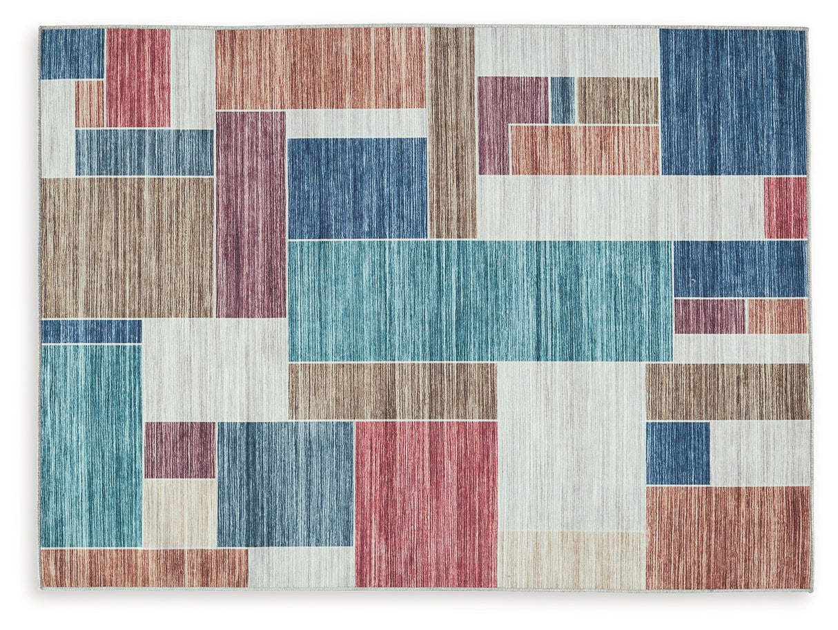 Numore Multi Large Rug from Ashley - Luna Furniture