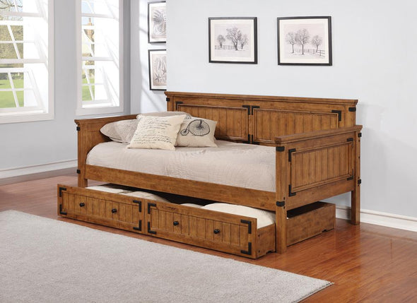Oakdale Twin Daybed Rustic Honey - 300675 - Luna Furniture