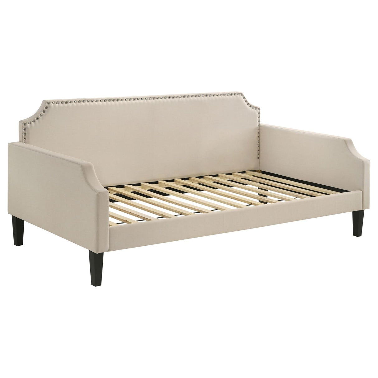 Olivia Upholstered Twin Daybed with Nailhead Trim - 300635 - Luna Furniture