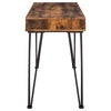 Olvera 1-drawer Writing Desk Antique Nutmeg and Dark Bronze - 801038 - Luna Furniture