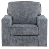 Olwenburg Denim Swivel Accent Chair - A3000652 - Luna Furniture