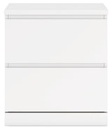 Onita White Youth Storage Platform Bedroom Set with 2 Drawers from Ashley - Luna Furniture