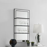 Oriel 3-Shelf Rectangle Wall Mirror from Coaster - Luna Furniture