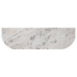 Ortega White and Natural 4-Door Marble Top Dining Sideboard Server from Coaster - Luna Furniture