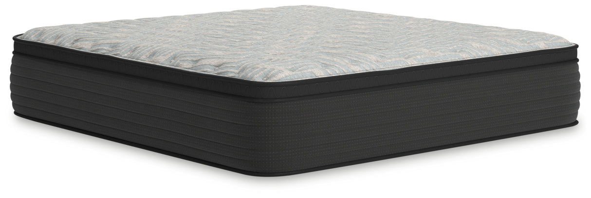 Palisades ET Gray/Blue King Mattress from Ashley - Luna Furniture