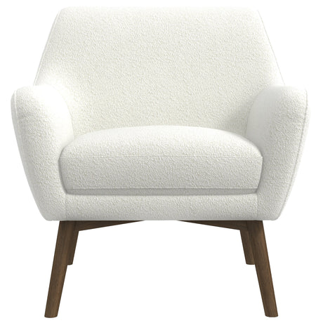 Panom White Boucle Lounge Chair from Midinmod - Luna Furniture