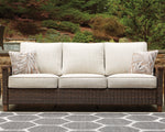 Paradise Trail Medium Brown Sofa with Cushion - P750-838 - Luna Furniture