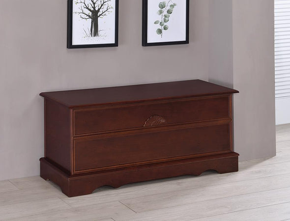 Paula Rectangular Cedar Chest Warm Brown - 4694 - Luna Furniture