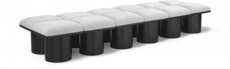 Pavilion Boucle Fabric 12pc. Modular Bench Cream - 466Cream-12C - Luna Furniture
