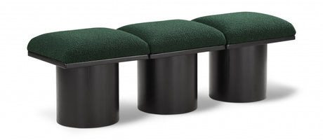 Pavilion Boucle Fabric 3pc. Modular Bench Green - 466Green-3A - Luna Furniture