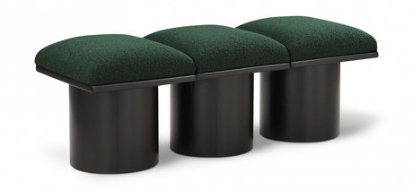 Pavilion Boucle Fabric 3pc. Modular Bench Green - 466Green-3B - Luna Furniture