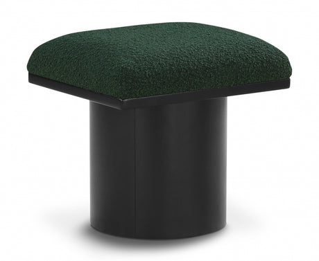 Pavilion Boucle Fabric Bench/Stool Green - 466Green-C - Luna Furniture