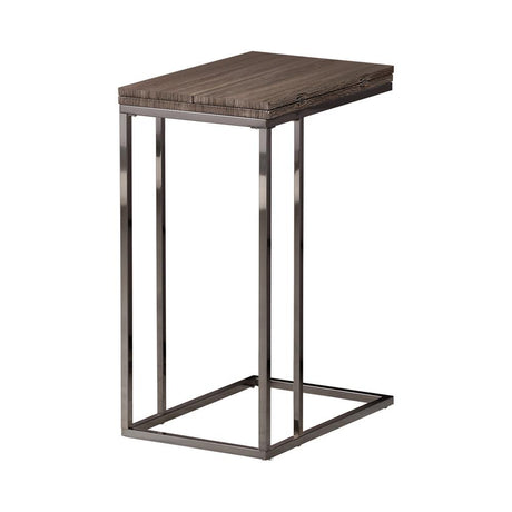 Pedro Expandable Top Accent Table Weathered Grey and Black - 902864 - Luna Furniture