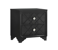 Penelope 2-drawer Nightstand Black - 223572 - Luna Furniture