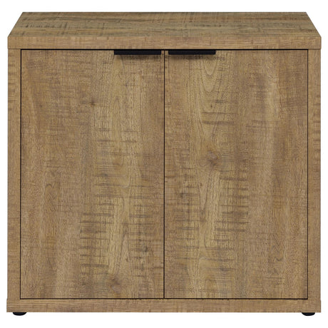 Pepita Mango Brown 2-Door Engineered Wood Accent Cabinet with Adjustable Shelves from Coaster - Luna Furniture