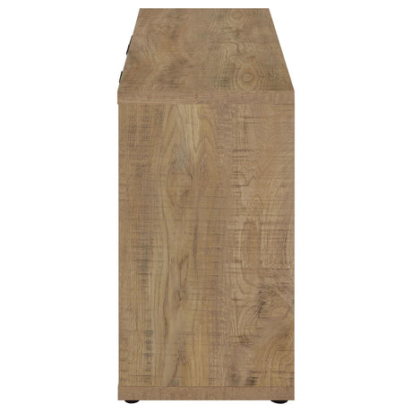 Pepita Mango Brown 3-Door Engineered Wood Accent Cabinet with Adjustable Shelves from Coaster - Luna Furniture