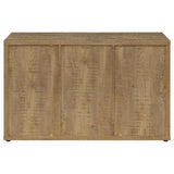 Pepita Mango Brown 3-Door Engineered Wood Accent Cabinet with Adjustable Shelves from Coaster - Luna Furniture