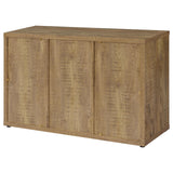 Pepita Mango Brown 3-Door Engineered Wood Accent Cabinet with Adjustable Shelves from Coaster - Luna Furniture