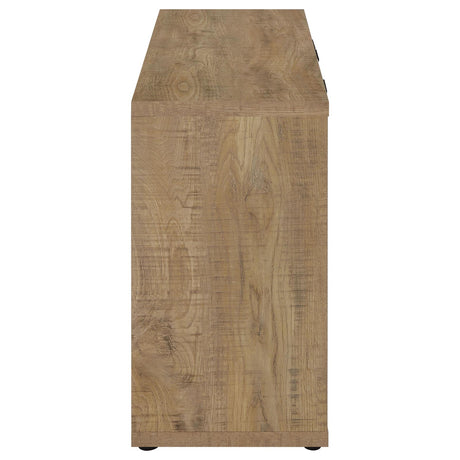 Pepita Mango Brown 3-Door Engineered Wood Accent Cabinet with Adjustable Shelves from Coaster - Luna Furniture