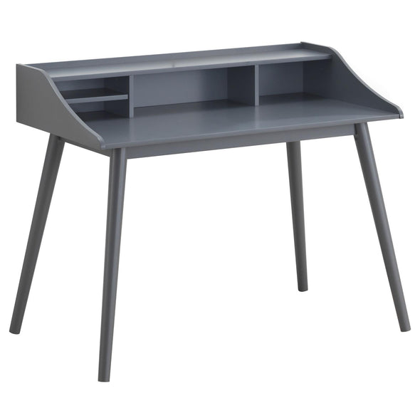 Percy 4-compartment Writing Desk Grey - 804497 - Luna Furniture