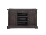Phelps Antique Noir 2-Door Rectangular Server from Coaster - Luna Furniture