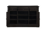 Phelps Antique Noir 2-Door Rectangular Server from Coaster - Luna Furniture