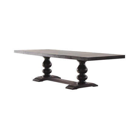 Phelps Rectangular Dining Table Antique Noir - 121231 - Luna Furniture