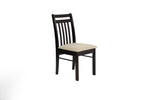 Phoenix Slat Back Chair Light Brown and Cappuccino - 400189 - Luna Furniture
