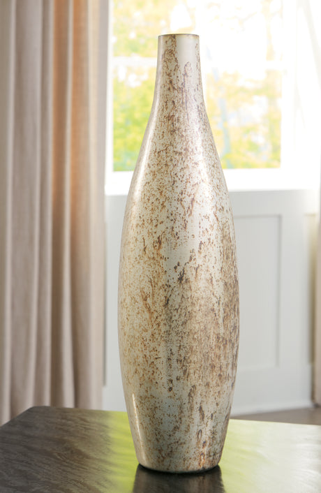 Plawite Antique Silver Finish Vase - A2000640 - Luna Furniture