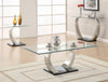 Pruitt Rectangular Sofa Table Satin - 701239 - Luna Furniture