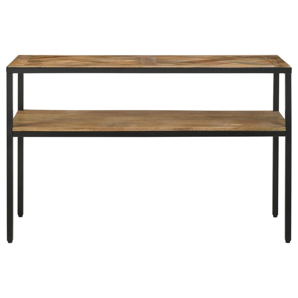 Quince Console Table with Open Shelf Natural - 953388 - Luna Furniture