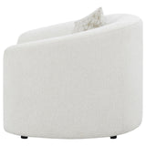 Rainn Latte Upholstered Tight Back Chair from Coaster - Luna Furniture