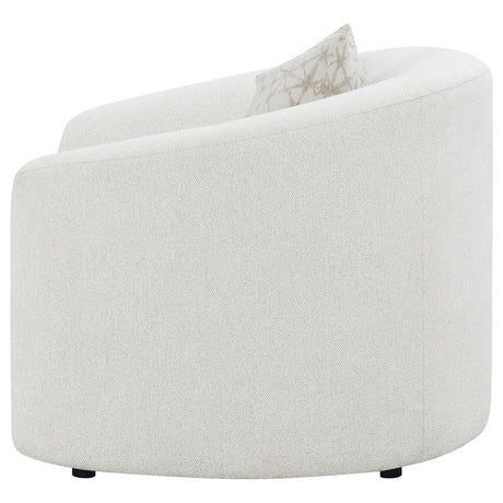Rainn Latte Upholstered Tight Back Chair from Coaster - Luna Furniture