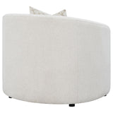 Rainn Latte Upholstered Tight Back Chair from Coaster - Luna Furniture